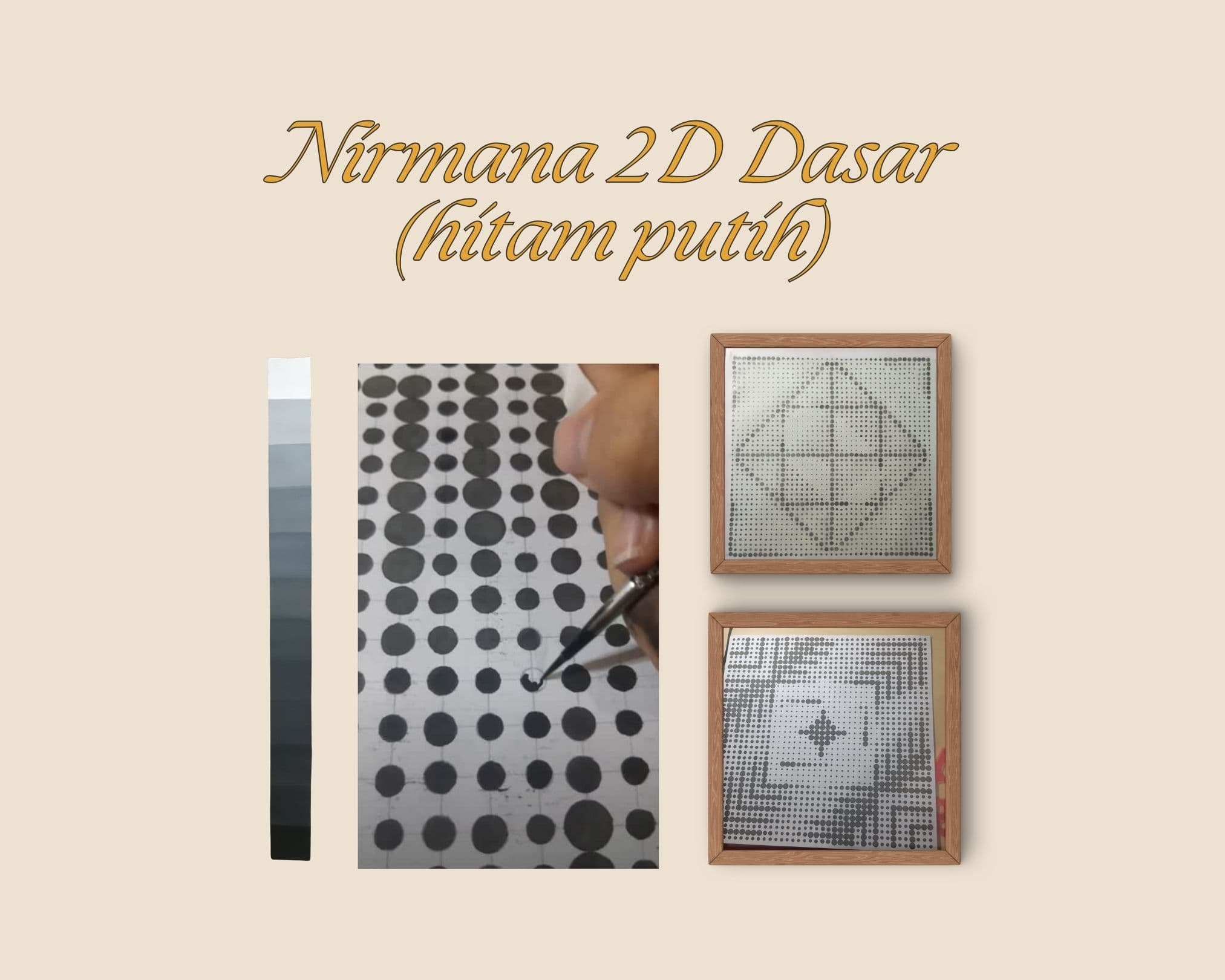 Nirmana 2D Dasar (hitam putih)