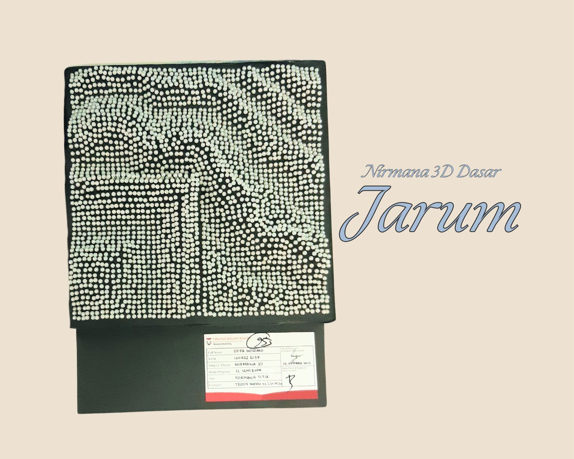 Nirmana Jarum 3D Dasar